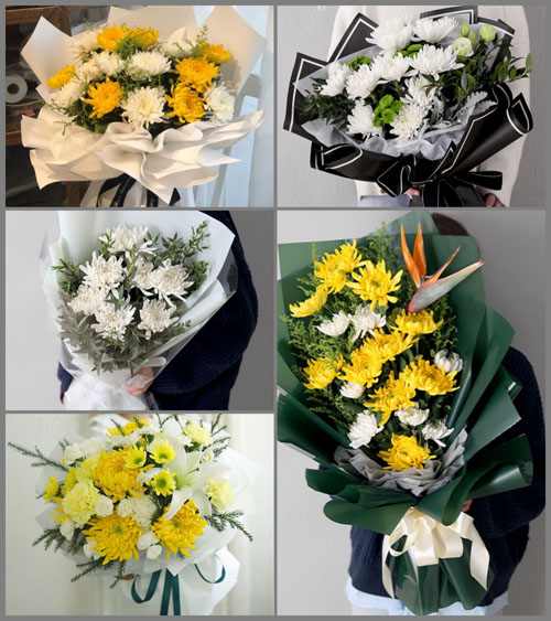 广东深圳市福田区香蜜湖街道竹林社区白事花束代送